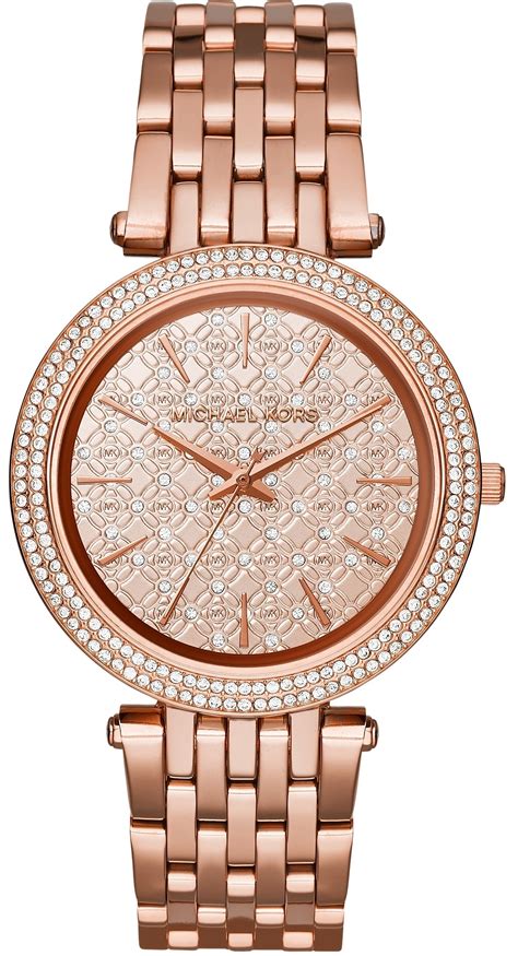 Michael Kors Champagne Dial Rose Gold Stainless Steel Quartz 